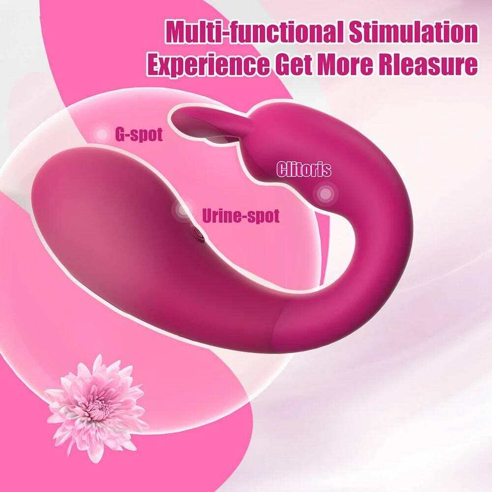Bluetooth APP Wireless Vibrating G-Spot & Clitoris Stimulator