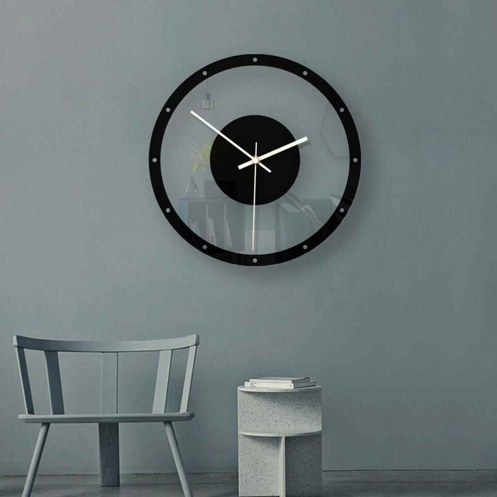 Minimalist Black Wall Clock