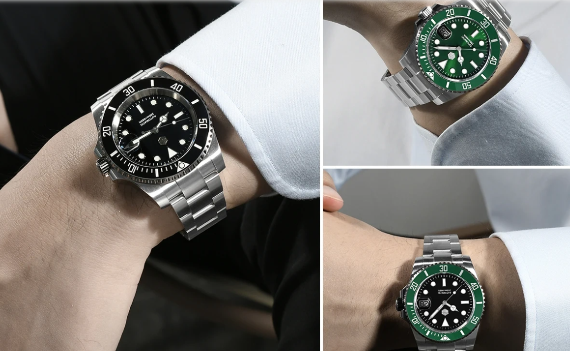 Men Watch Power Reserve Display MIYOTA 9132 Automatic Mechanical