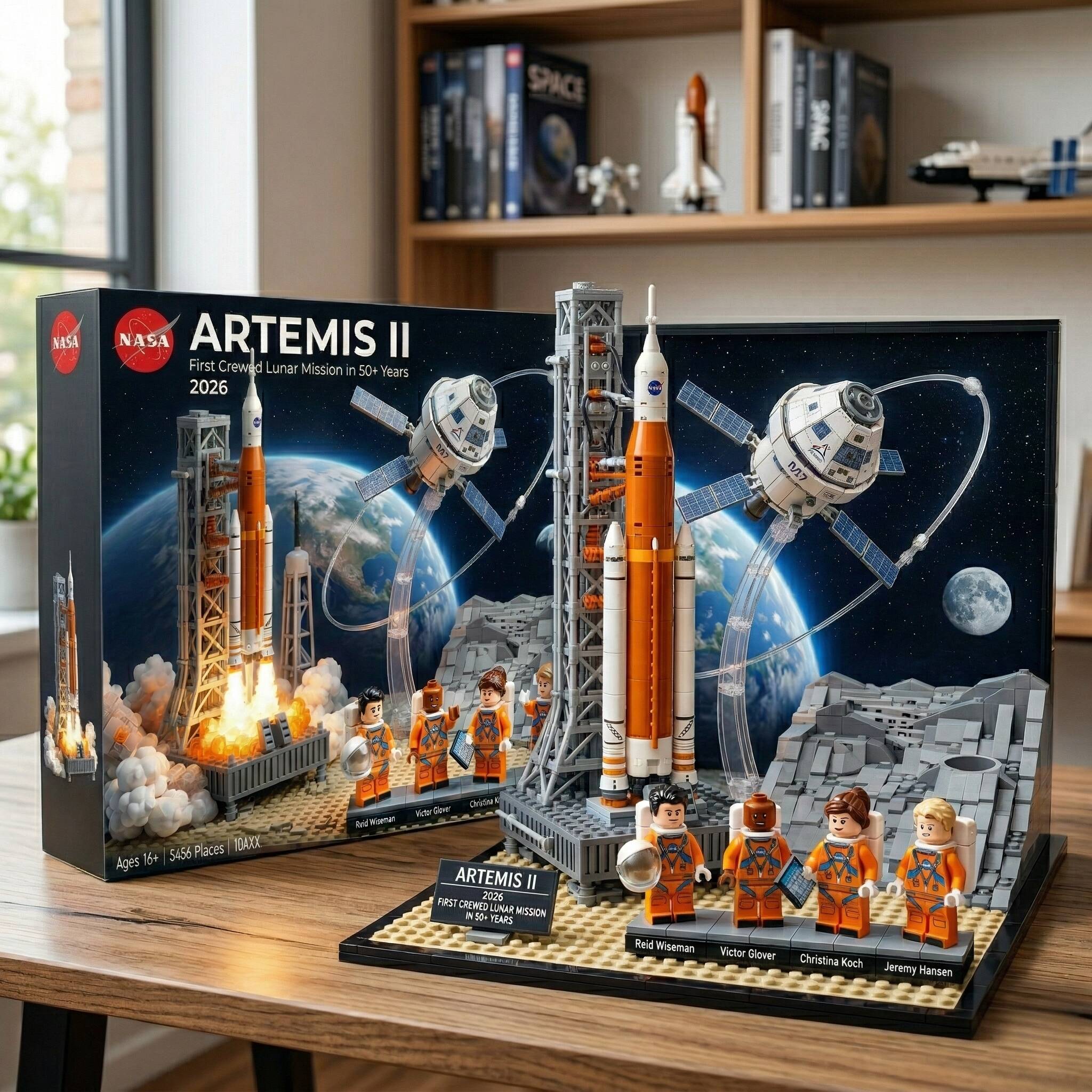 NASA Artemis II 2026 Lunar Mission Brick Set - Limited Edition Collectible 🚀🌙