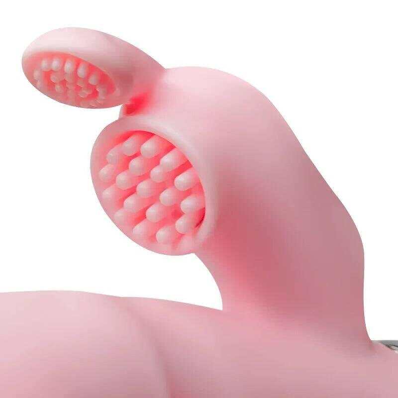 LicklIp 3-in-1 Rabbit Vibrator – Dildo with Tongue-Licking & Dual Rod Stimulation