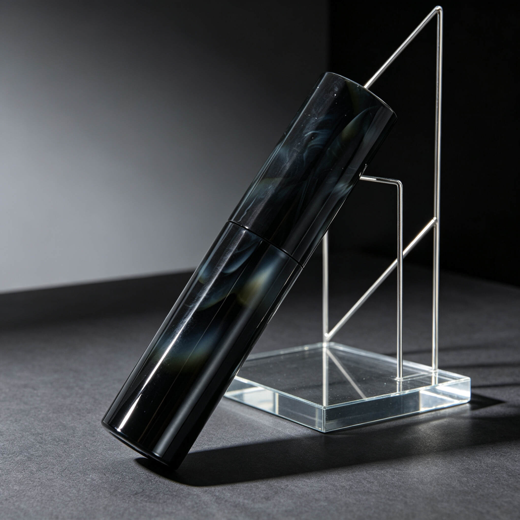 Luxury Marble & Leather Wrapped Refillable Mini Perfume Atomizer