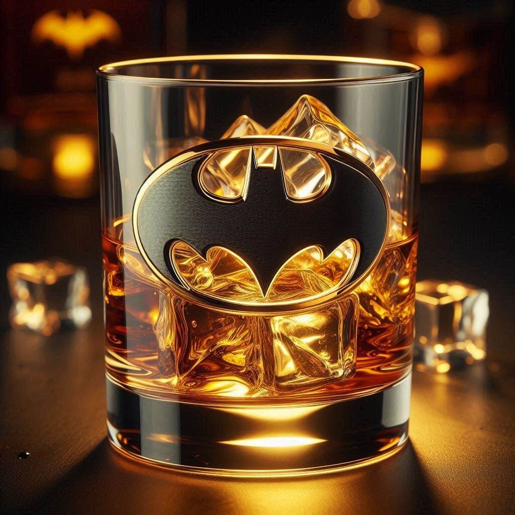 Batman Whiskey Glass