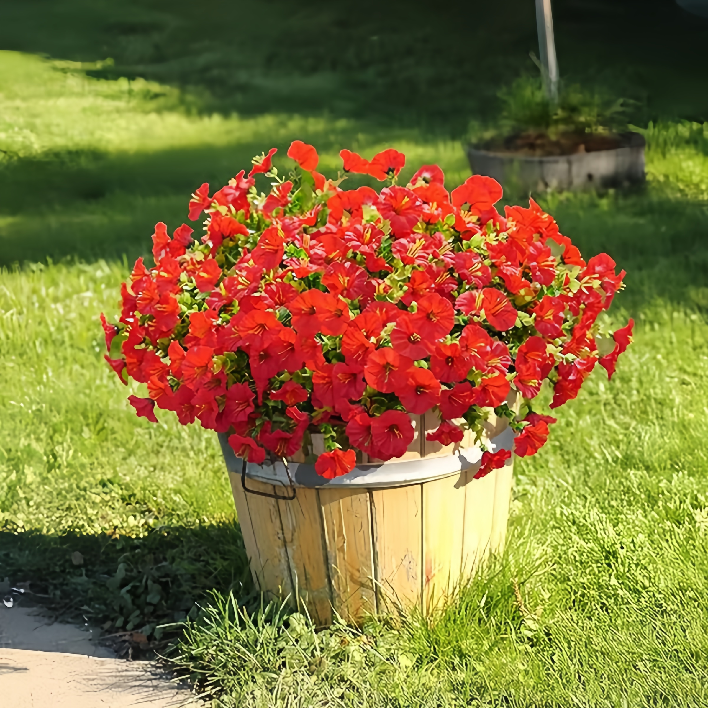 💥Upgraded High-Grade Material🌸UV Resistant Fade-Free Fake Silk Colourful Morning Glory