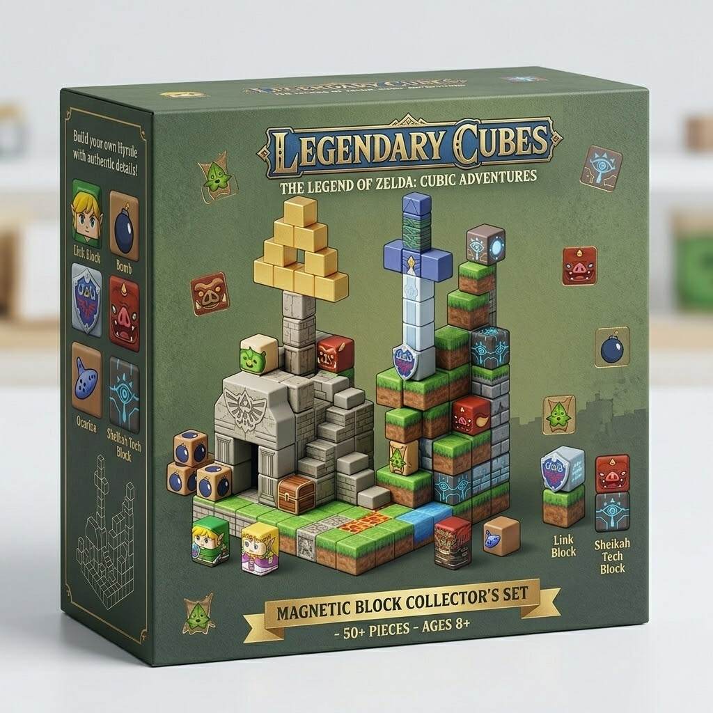 The Legend of Zelda Collector’s Magnetic building blocks