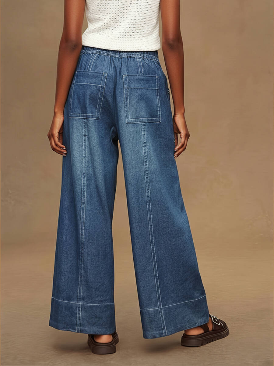 🔥Summer Arrivals🌟Women's Casual Elastic Waist Jeans