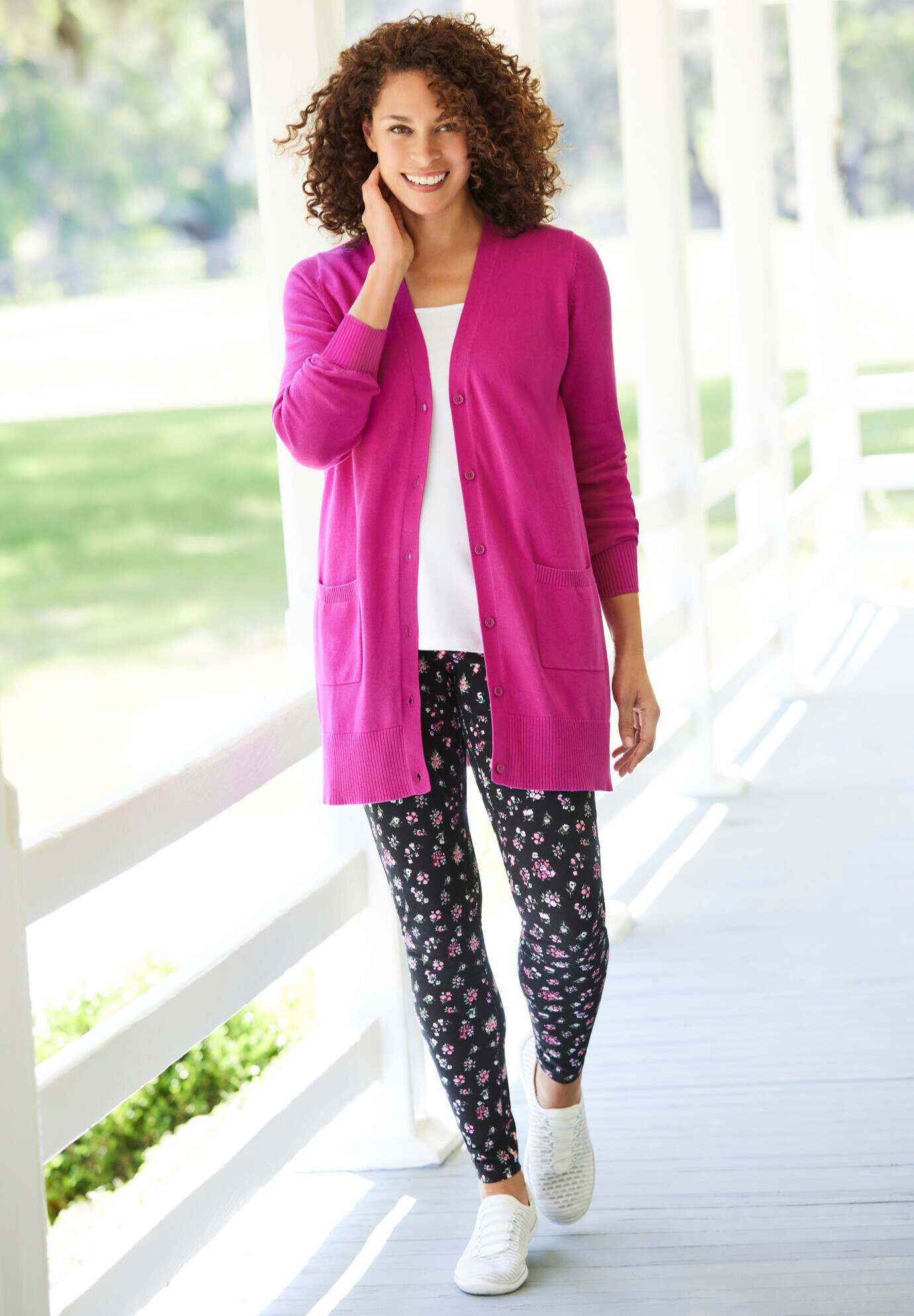 Perfect Longer-Length Cotton Cardigan