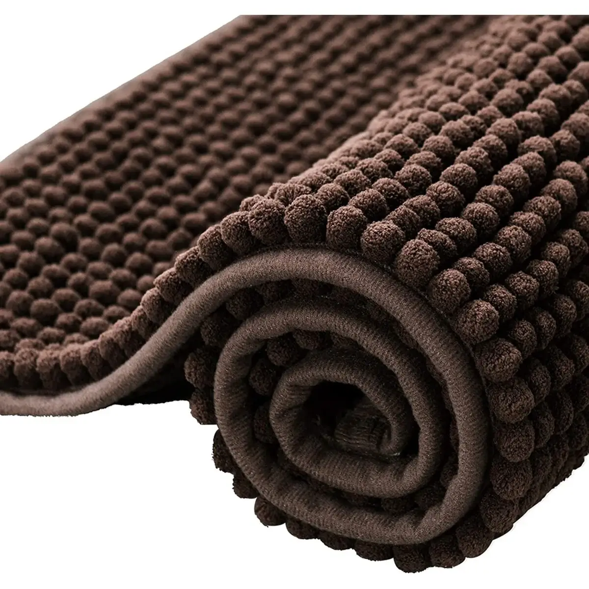 Subrtex Luxury Chenille Bath Rugs Soft Bathroom Mats