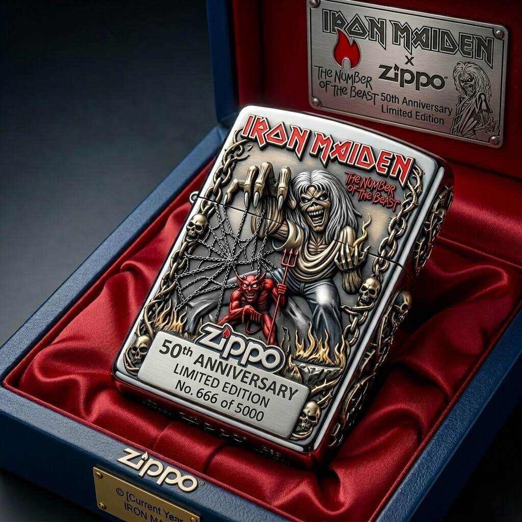Iron Maiden x Zippo: 