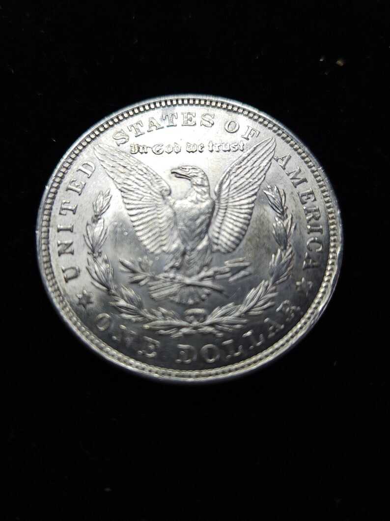 1921 Silver Morgan Dollar AU  Lot#950