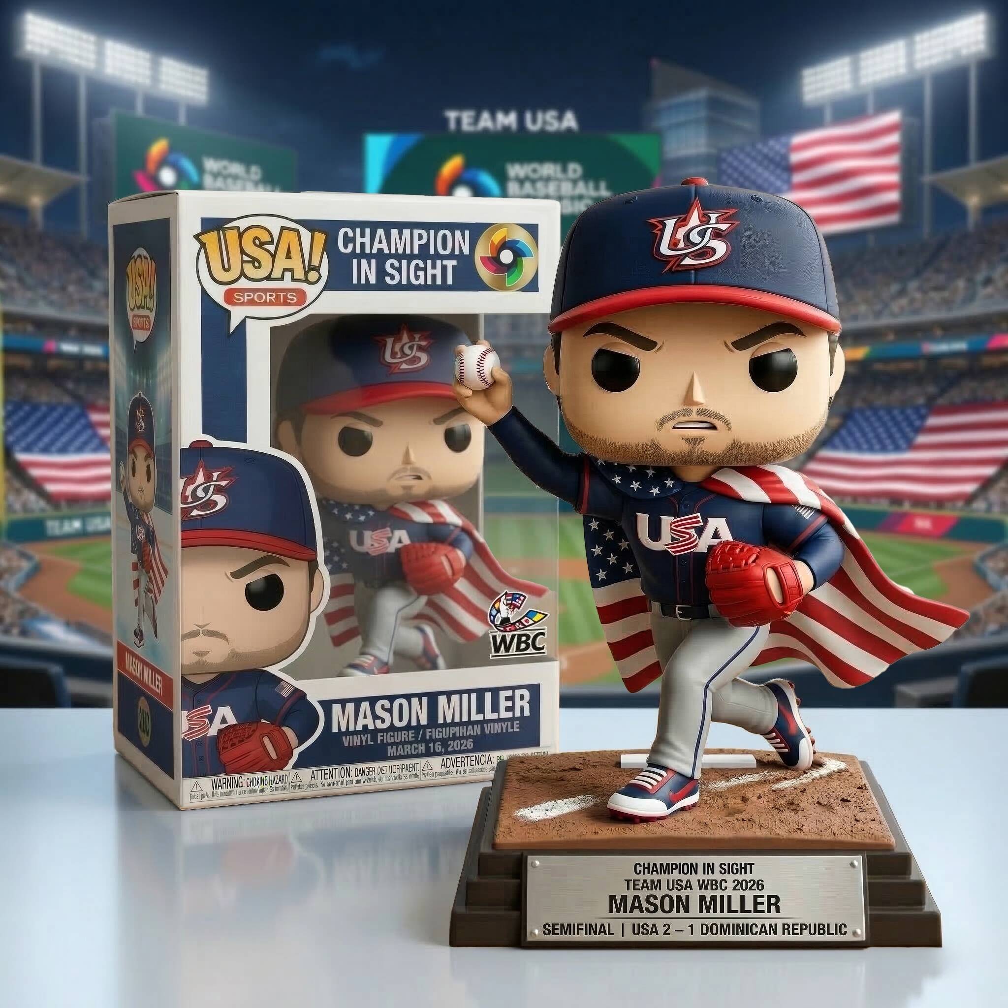 Champion in Sight – Team USA WBC 2026 Collector Series Pop! Figure