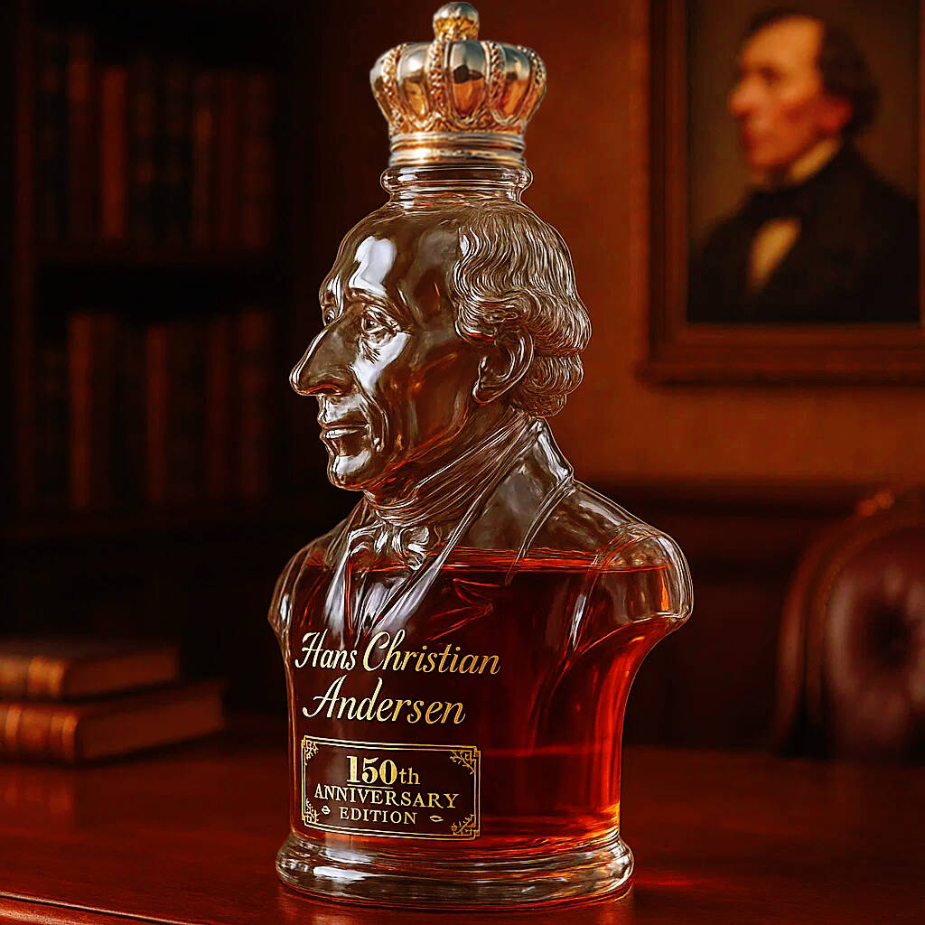 Hans Christian Andersen 150th Anniversary Whisky Bottle