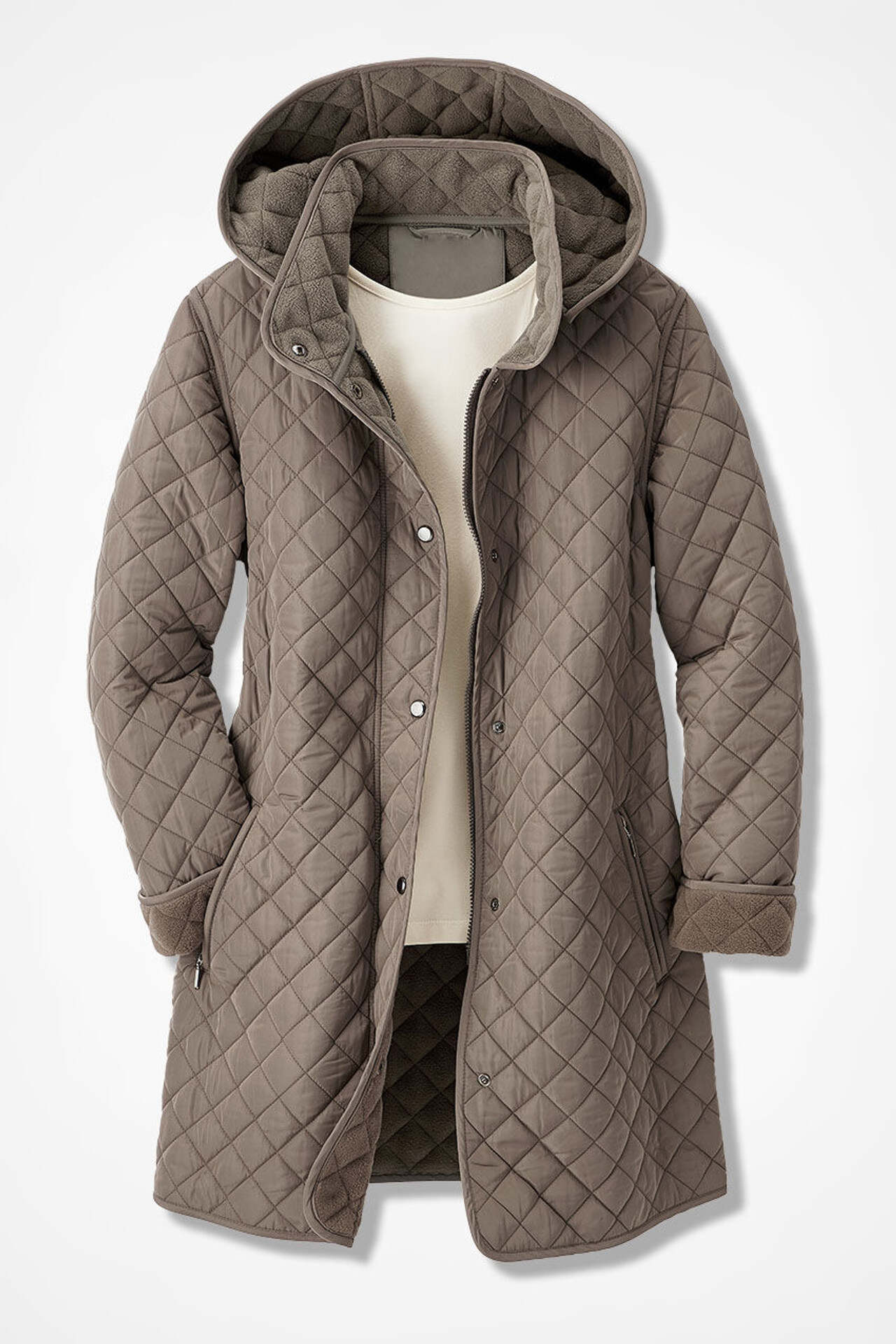 Quilted Car Coat