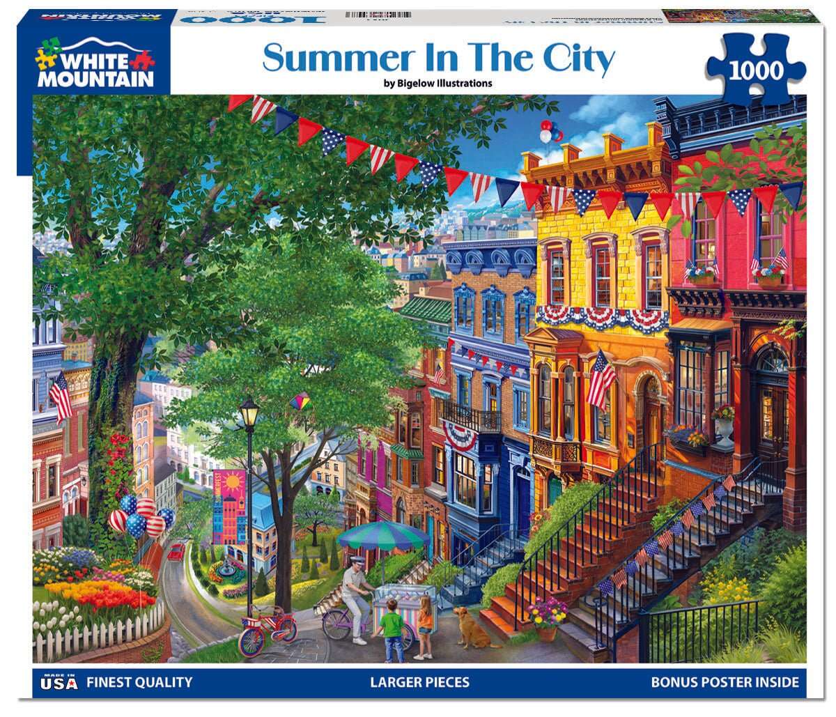 Summer In The City (2037pz) - 1000 Piece Jigsaw Puzzle