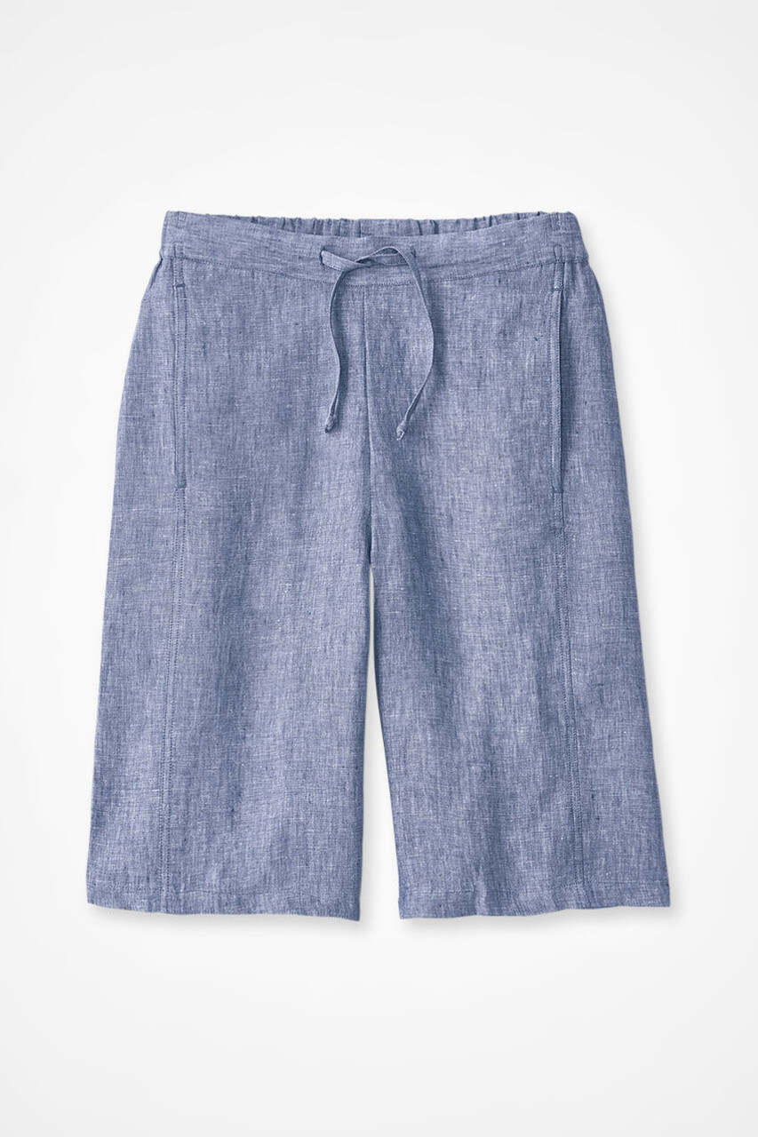 Linen Cross-Dyed Shorts