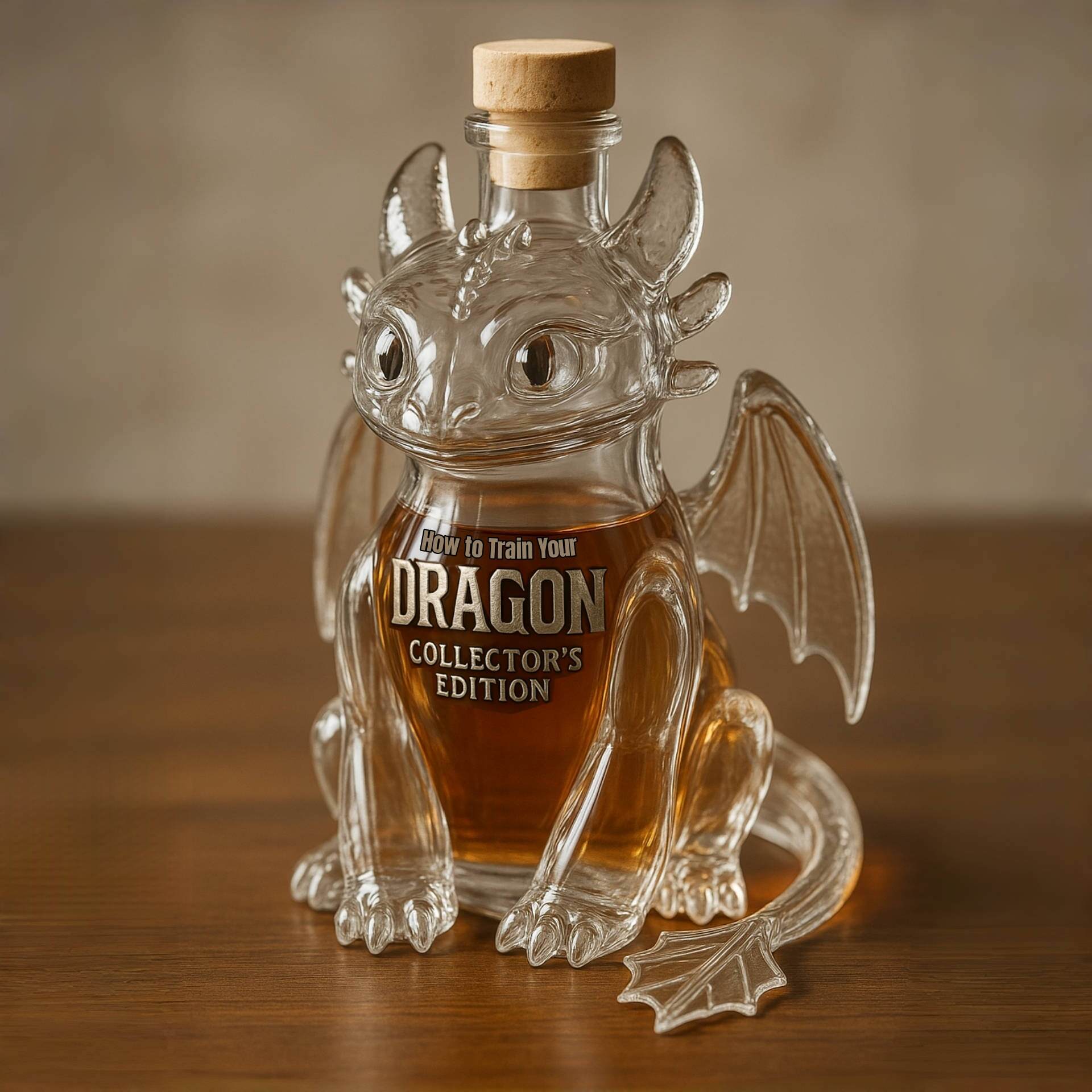 Toothless Whiskey Bottle