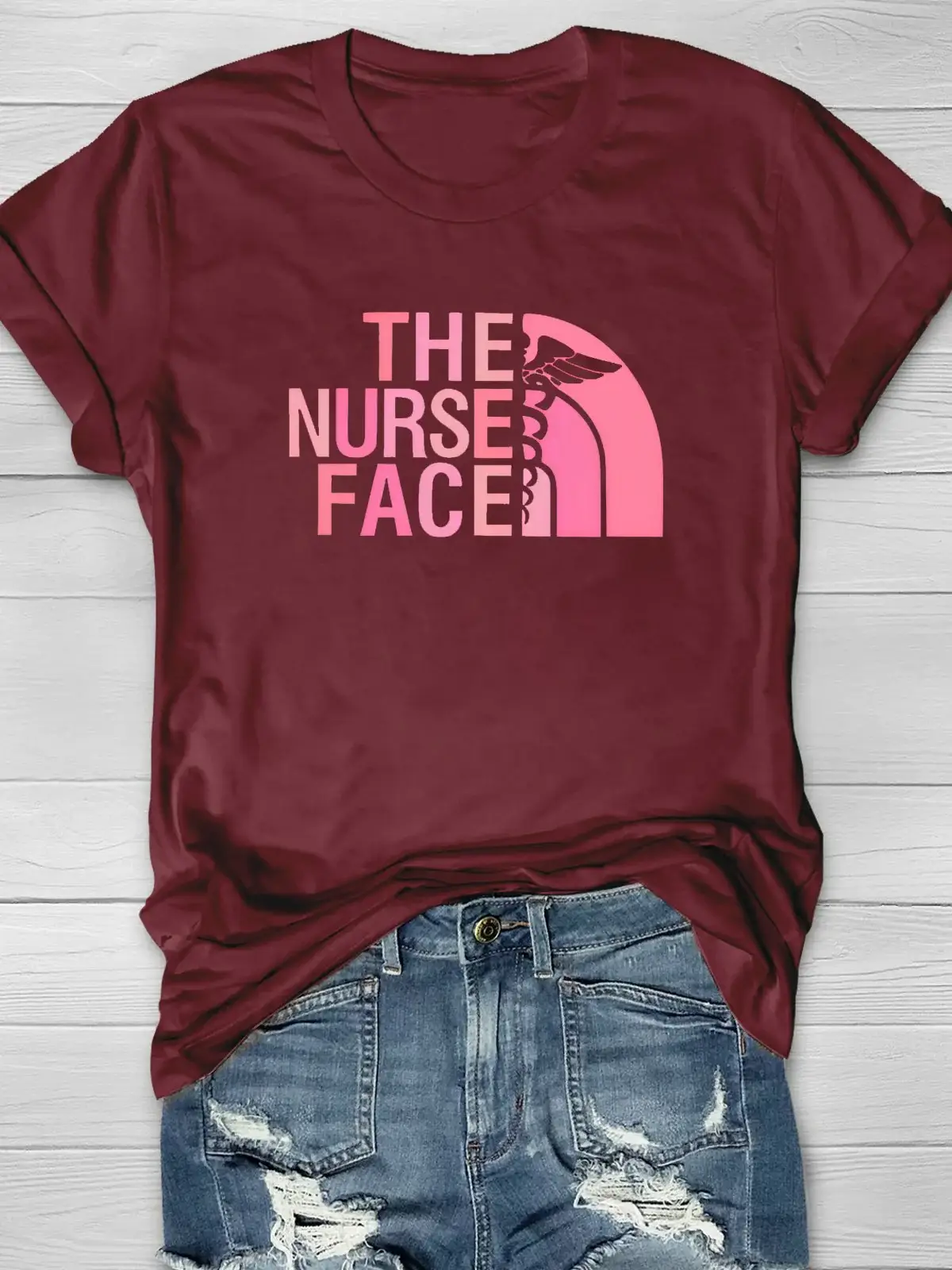 The Nurse Face Printing T-shirt