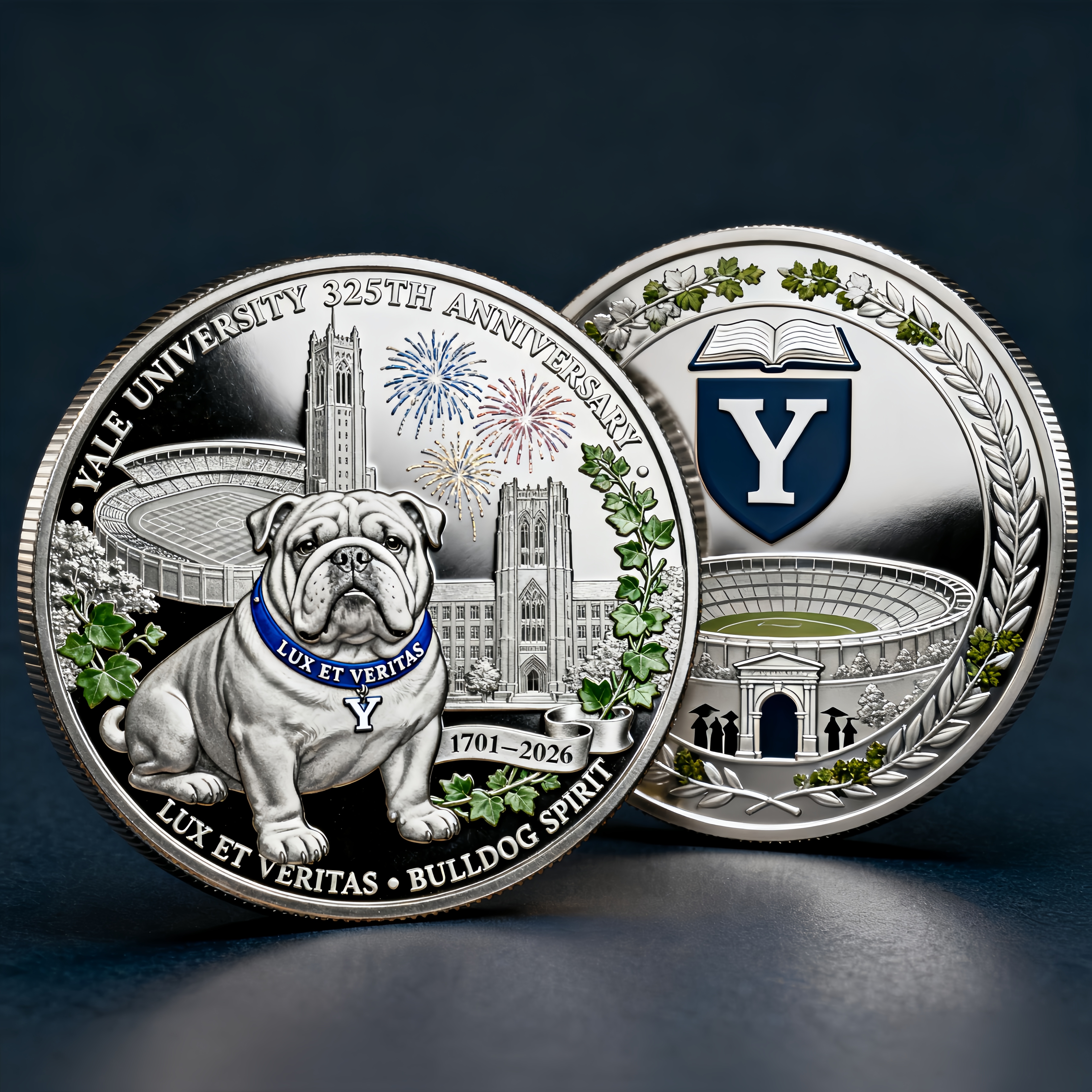 Yale University 325th Anniversary Coin
