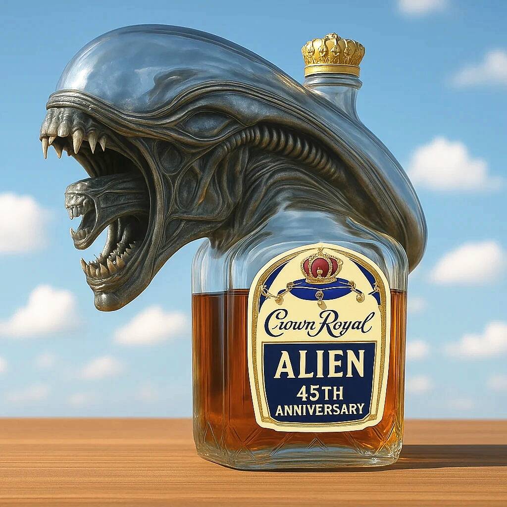 🥃Xenomorph 45th Anniversary Whisky Bottle