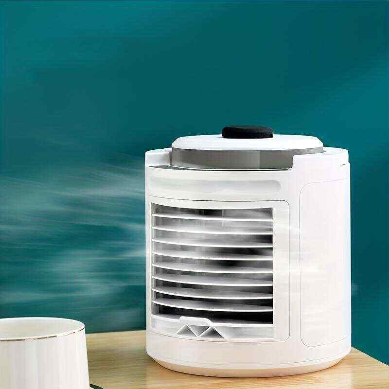 Stay Cool Anywhere: Portable USB Air Conditioner Mini Fan for Home, Office, and Dorms