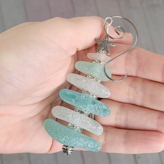 Sea Glass Christmas Tree Ornament/2024 Christmas Ornament