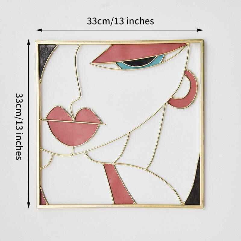 Female Face Macrame Art