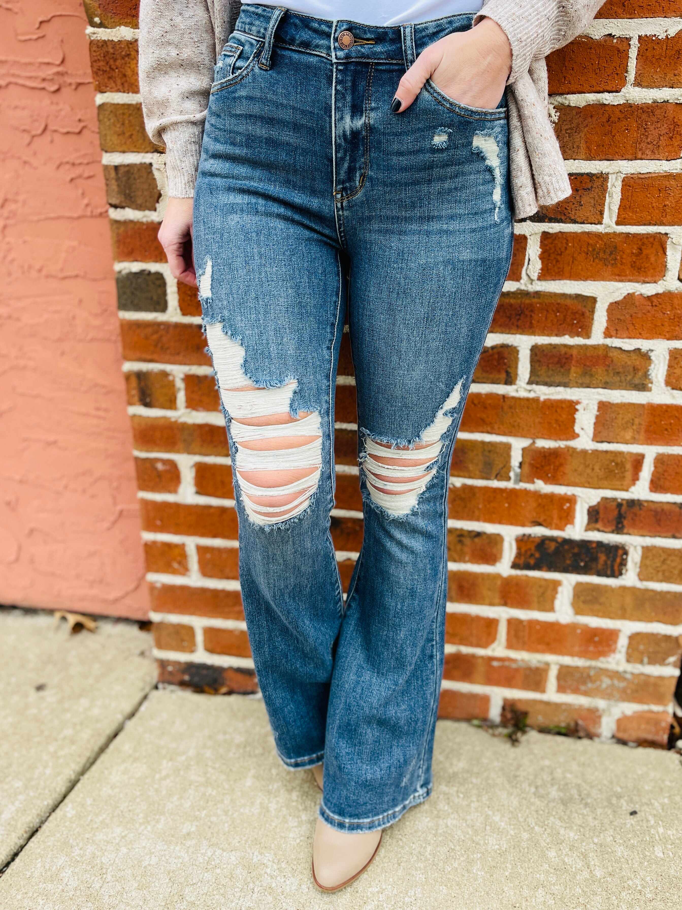 PLUS/REG Flare to There Flare Jeans