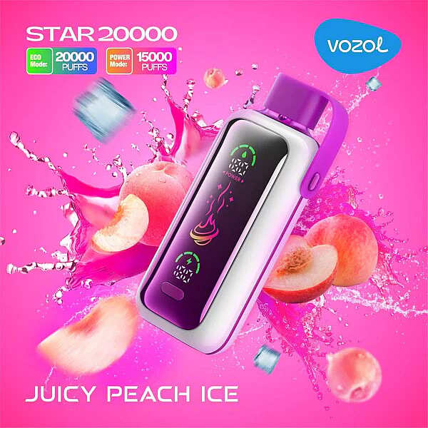 Vozol Star 20K Puffs Disposable Vape | Dual Power Mode with Mirror Screen