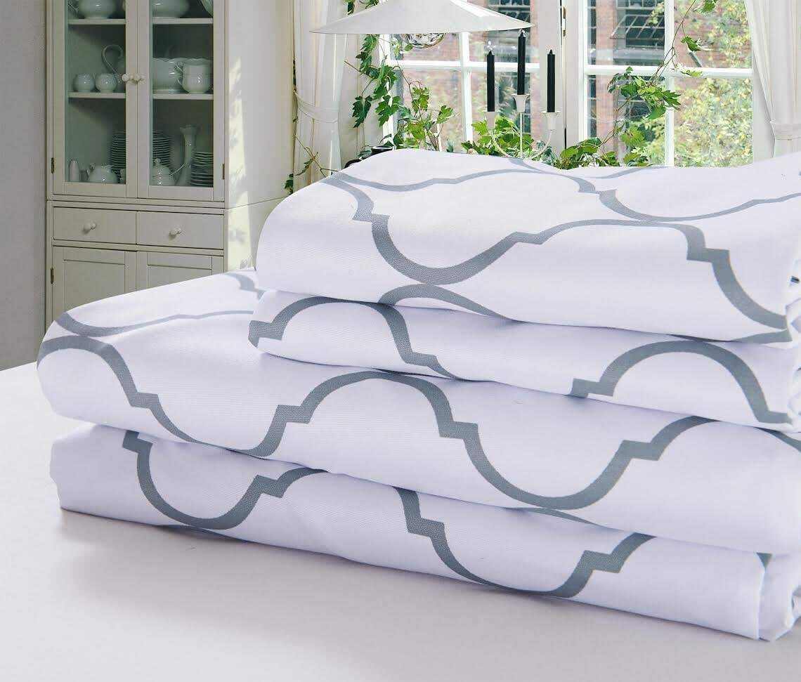 Duvet Cover Set 1800 Count Egyptian Cotton 3 Piece Luxury Soft 2 Pillow Shams. King Size