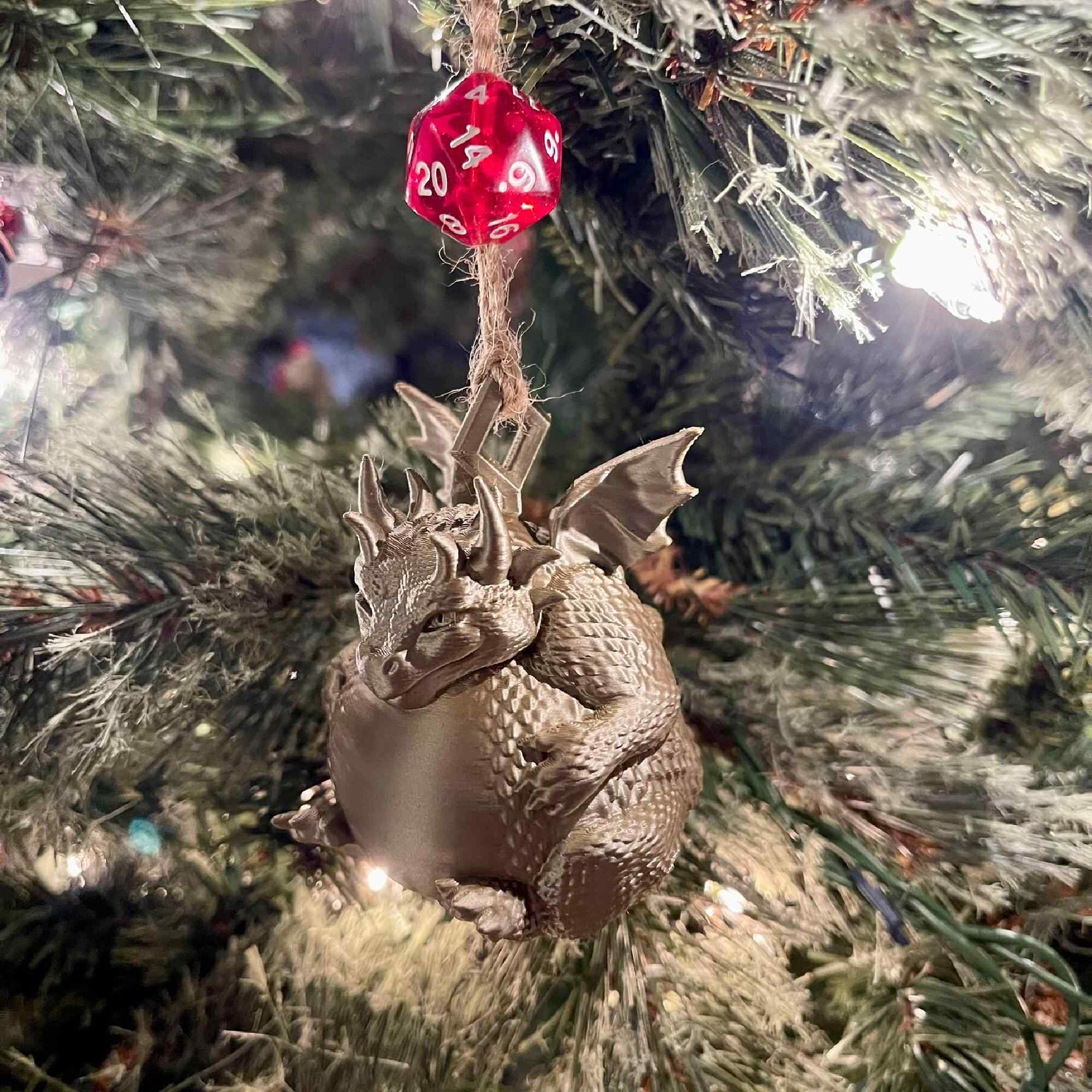 Chonky Fat Dragon Ornament