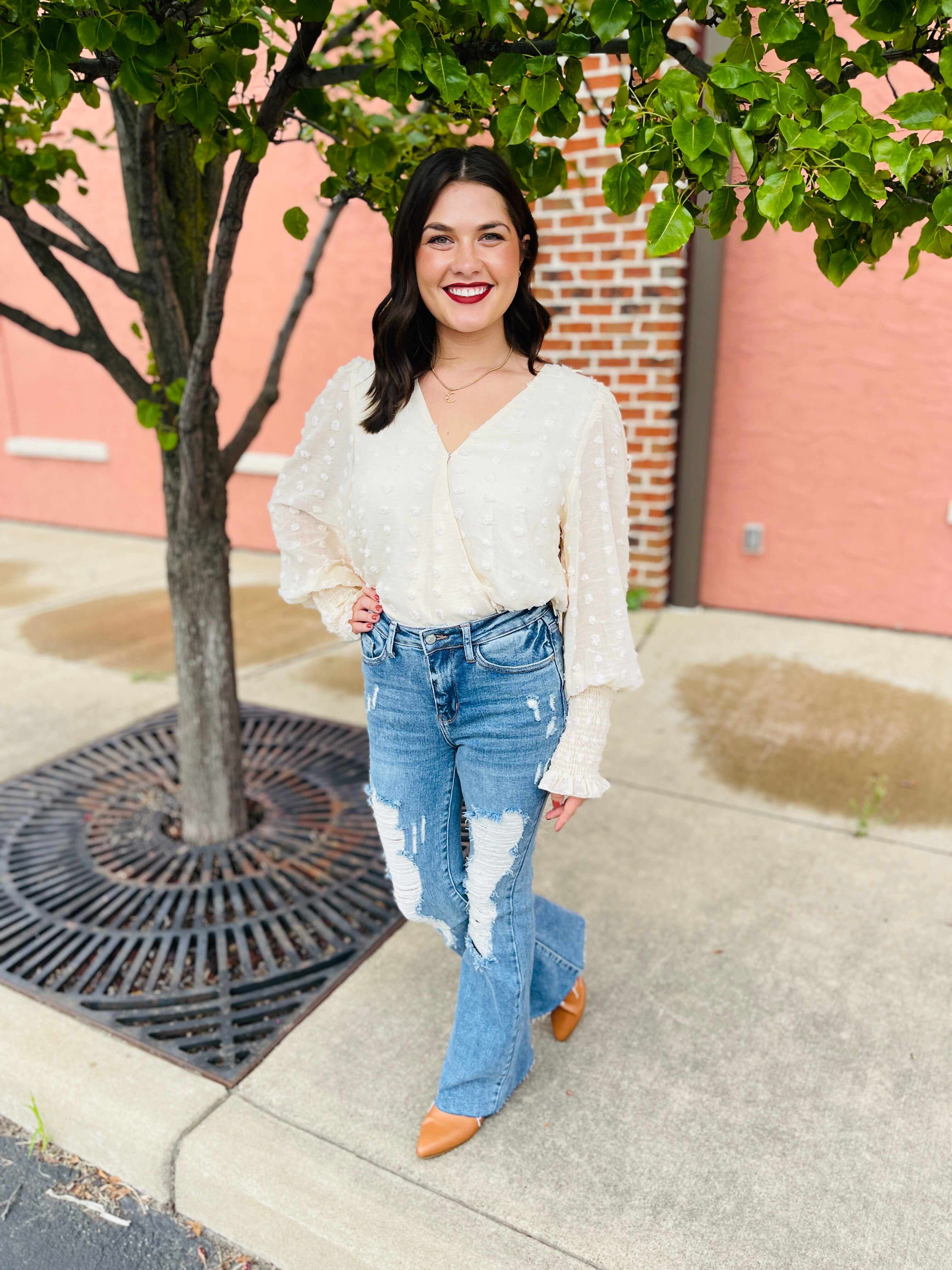 Plus/Reg Dare To Flare Jeans