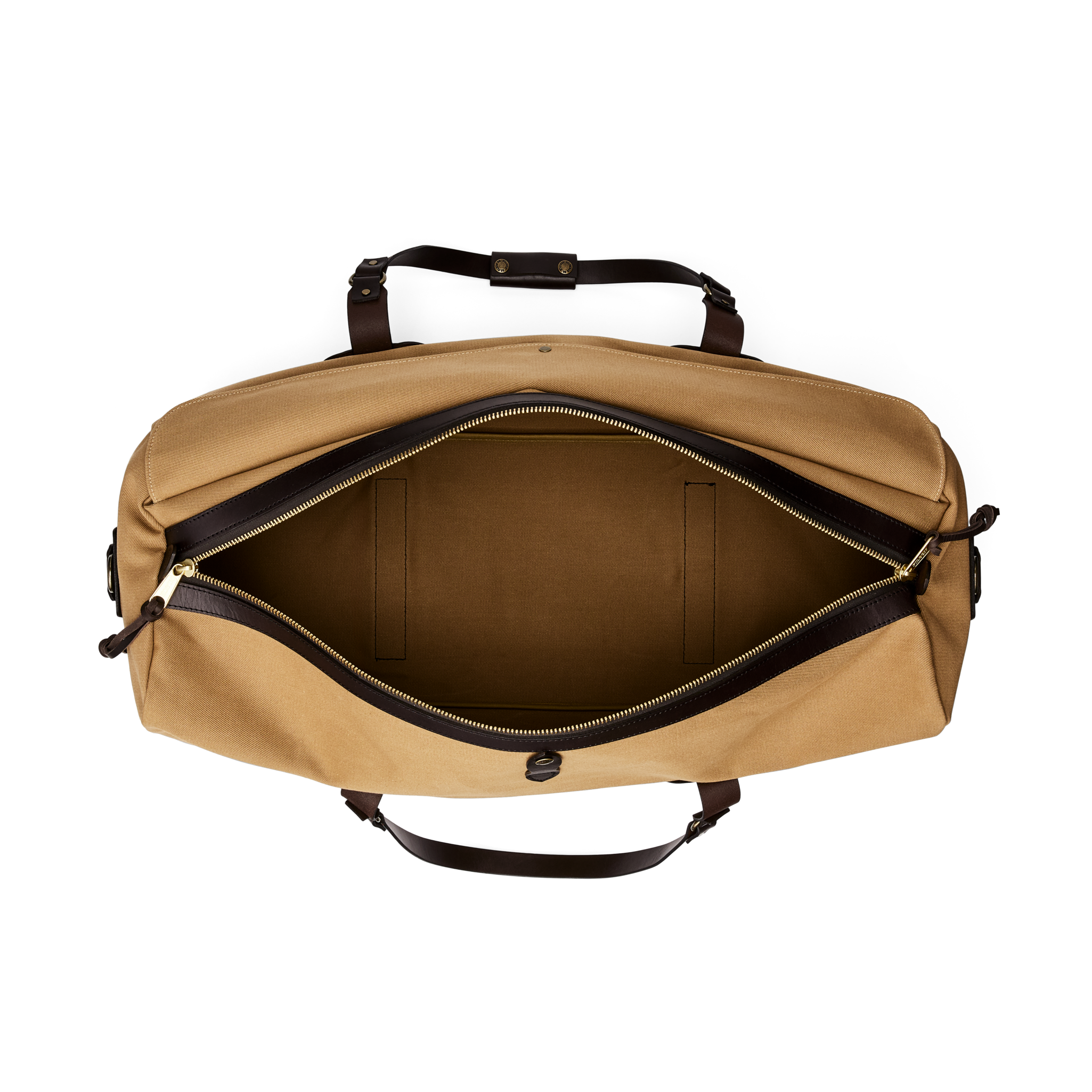 Large Rugged Twill Duffle Bag - Tan