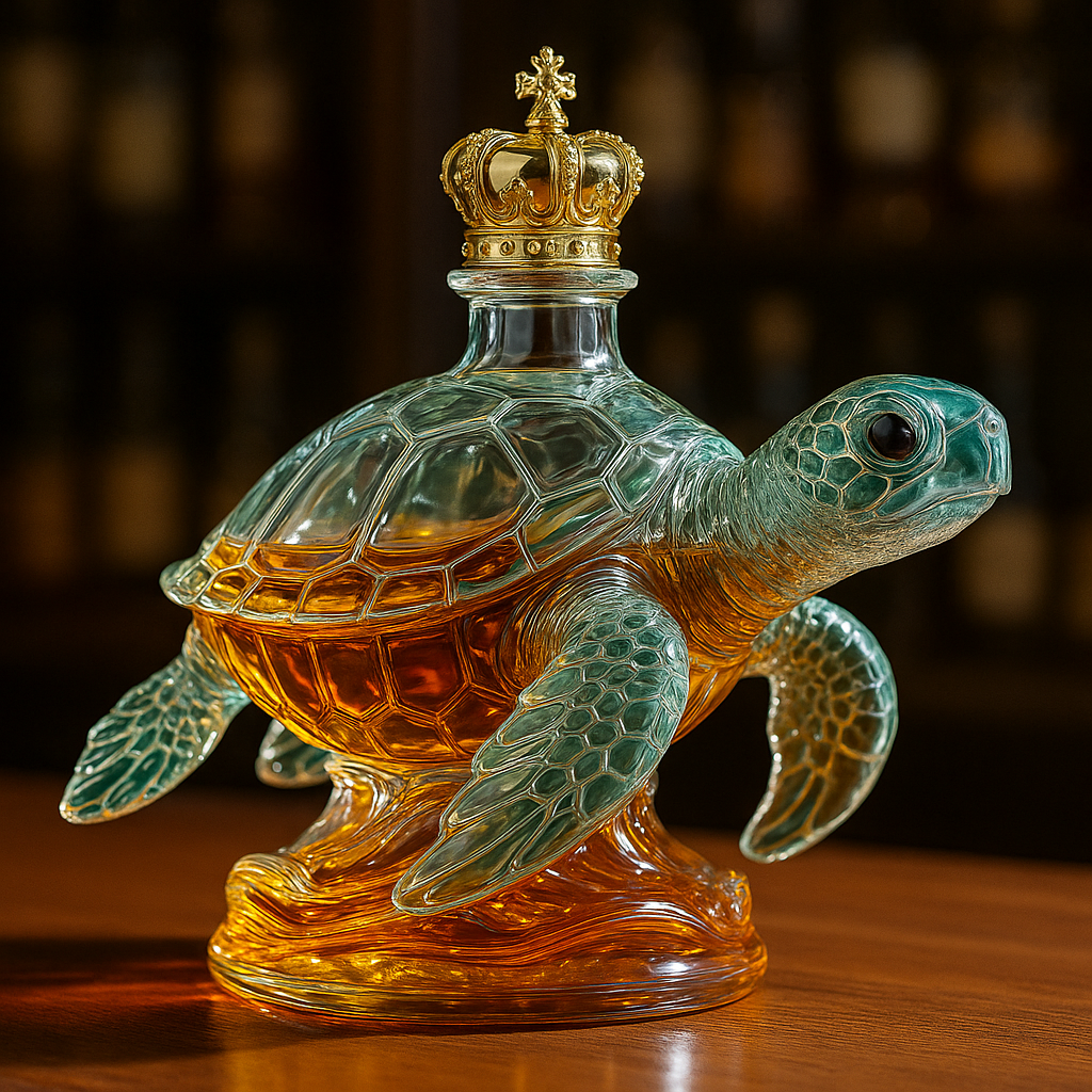 Sea Turtle Whiskey Bottle