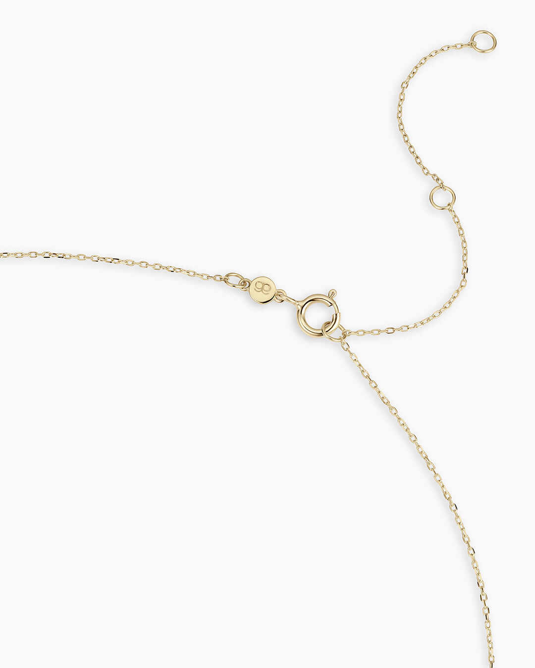 Diamond Script Alphabet Charm Necklace