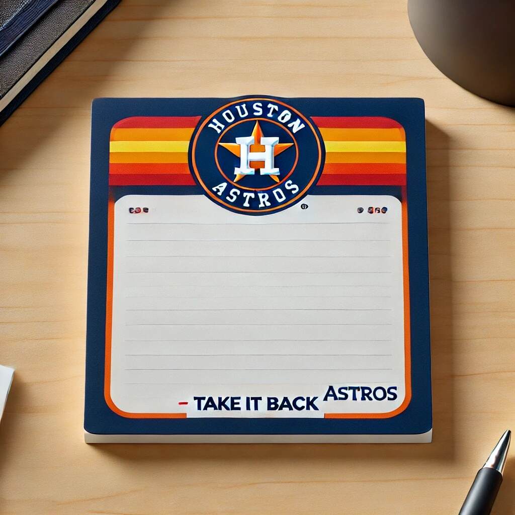 Baseball Team Sticky Notes