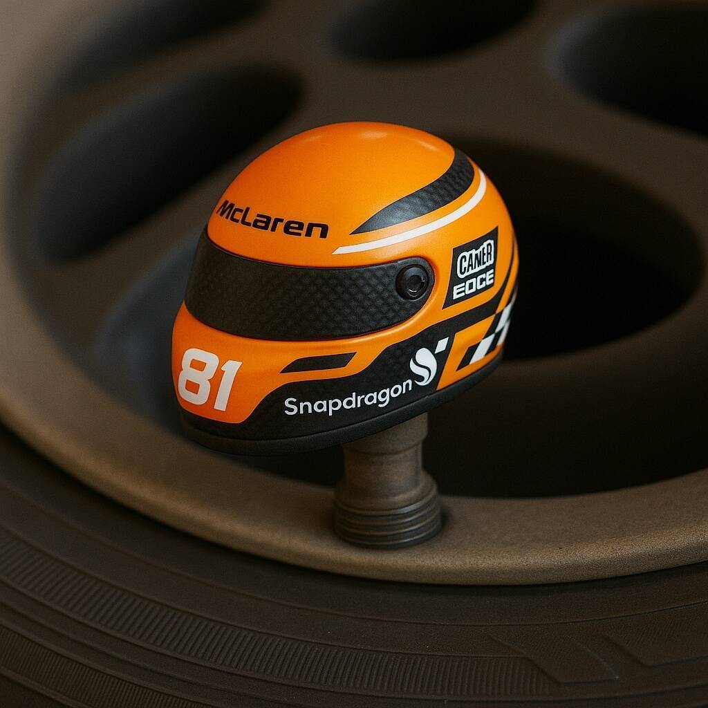 F1 Team Helmet Tire Valve Caps