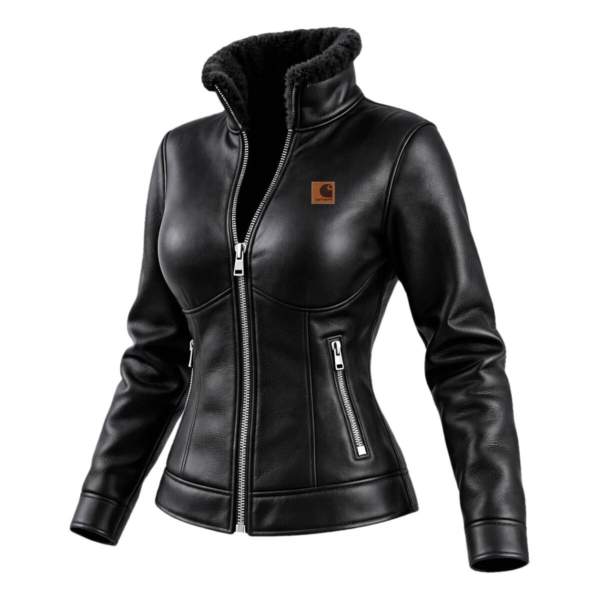 Women's Retro Brown Leather Jacket