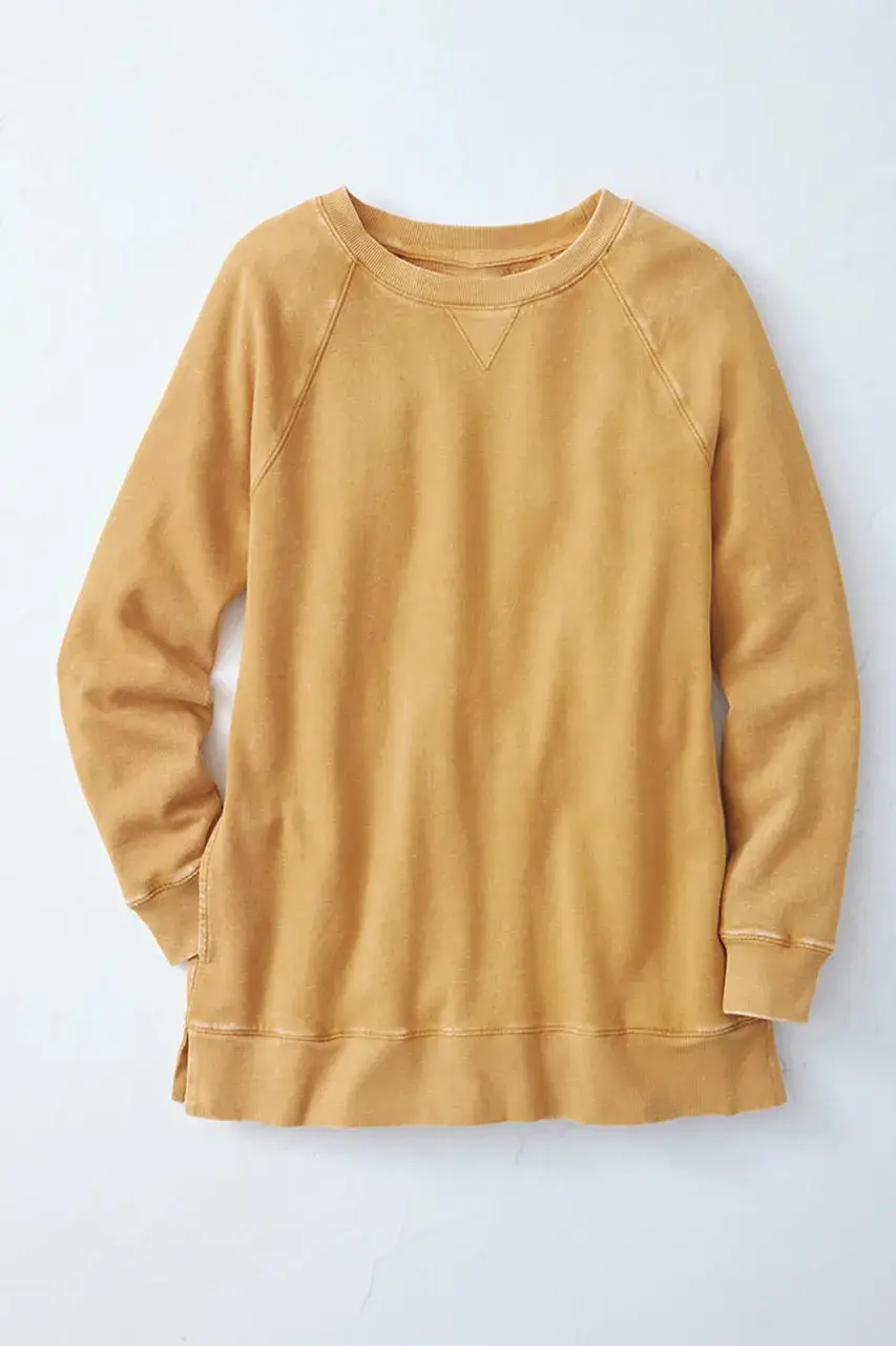 Colorwash Tunic Sweatshirt