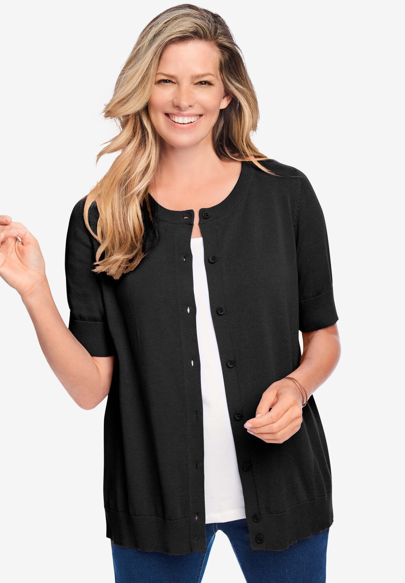 Perfect Elbow-Length Sleeve Cardigan