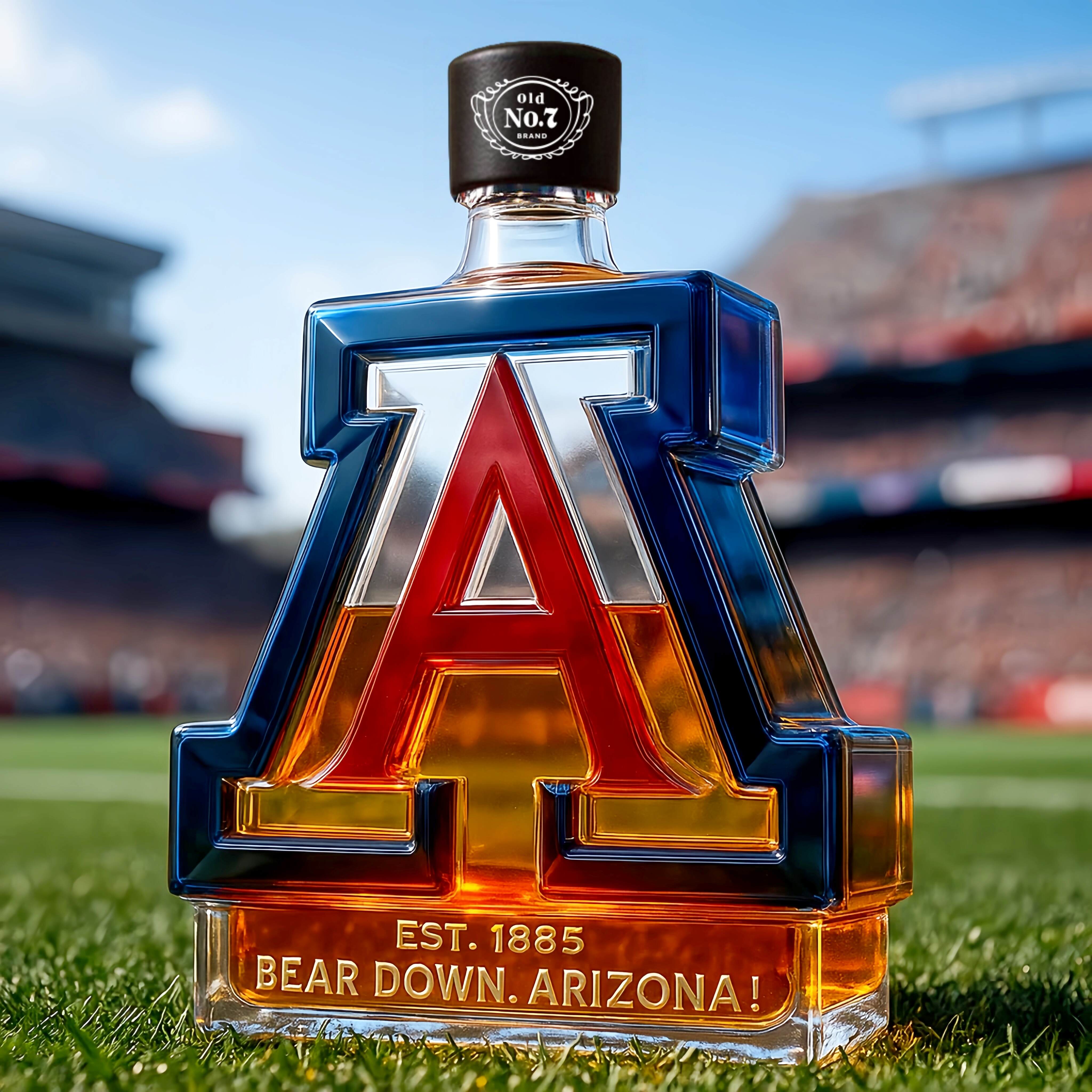 Arizona Wildcats Limited Edition Whisky Bottle