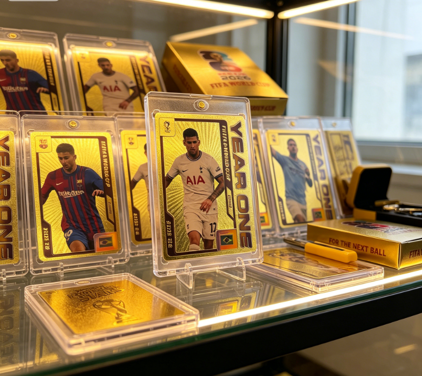 55 Gold Foil Soccer Star Cards – Collectible Player Set!