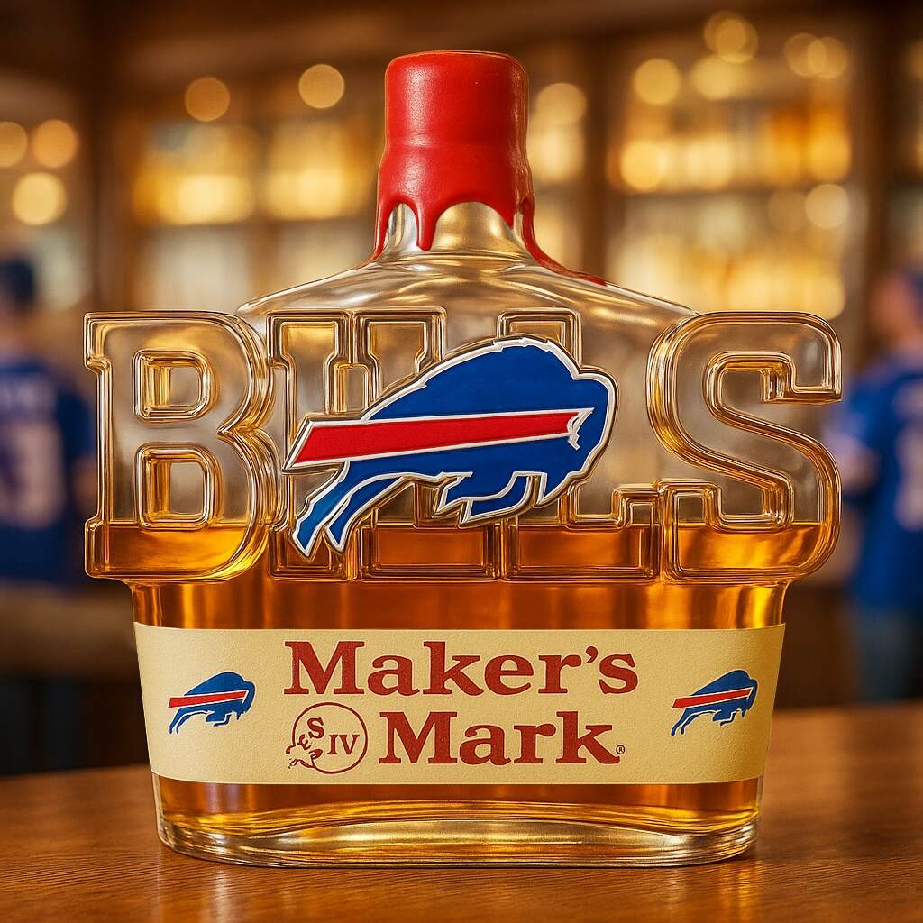 Buffalo Bills Limited Edition Whiskey Bottle