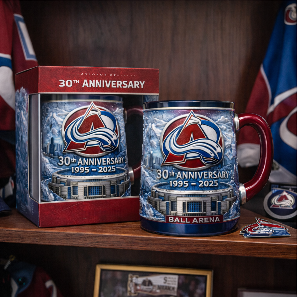 Avalanche 30th Anniversary Ball Arena Mug