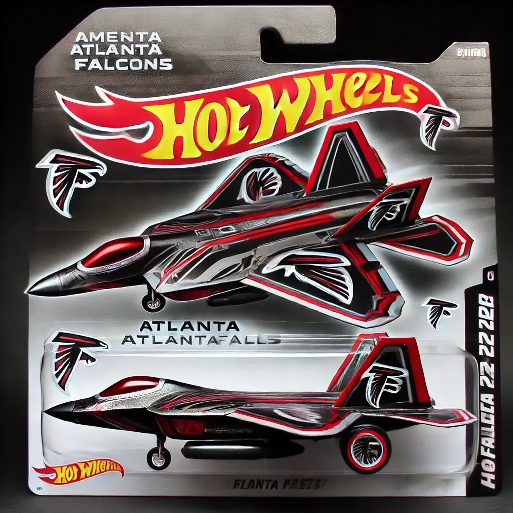Hot Wheels x NFL F-22 Fighter
