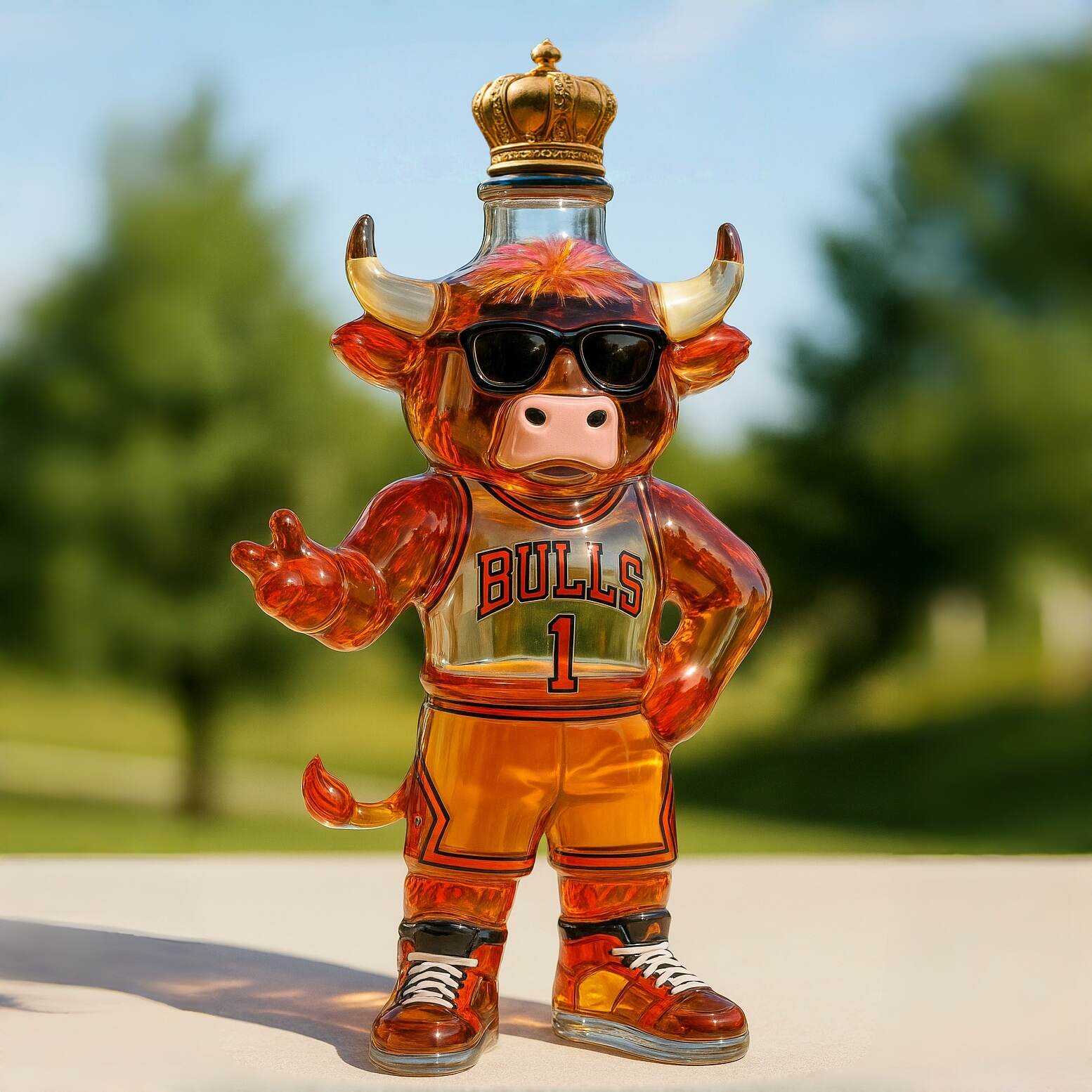 Benny the Bull Whiskey Bottle 2025