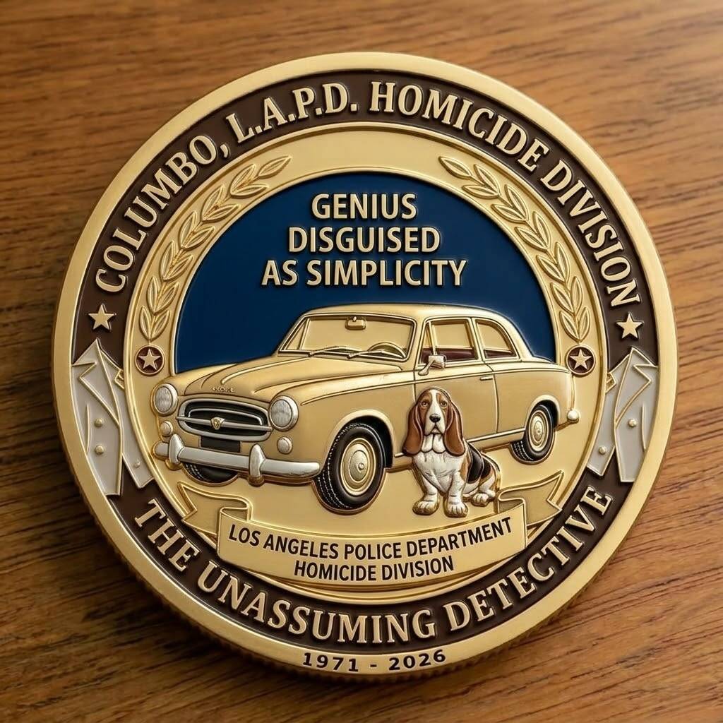 Columbo 55th Anniversary Commemorative Coin