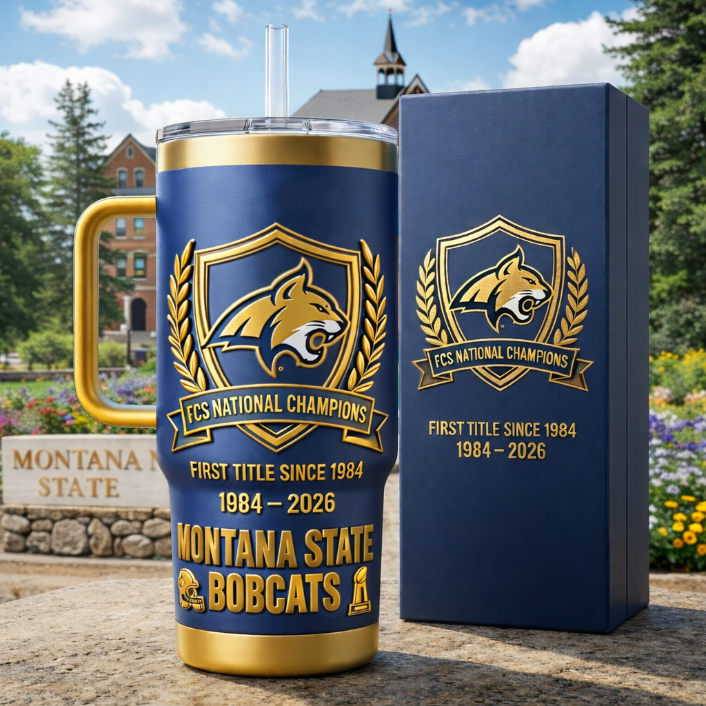 Montana State University Bobcats National Championship Commemorative Tumbler
