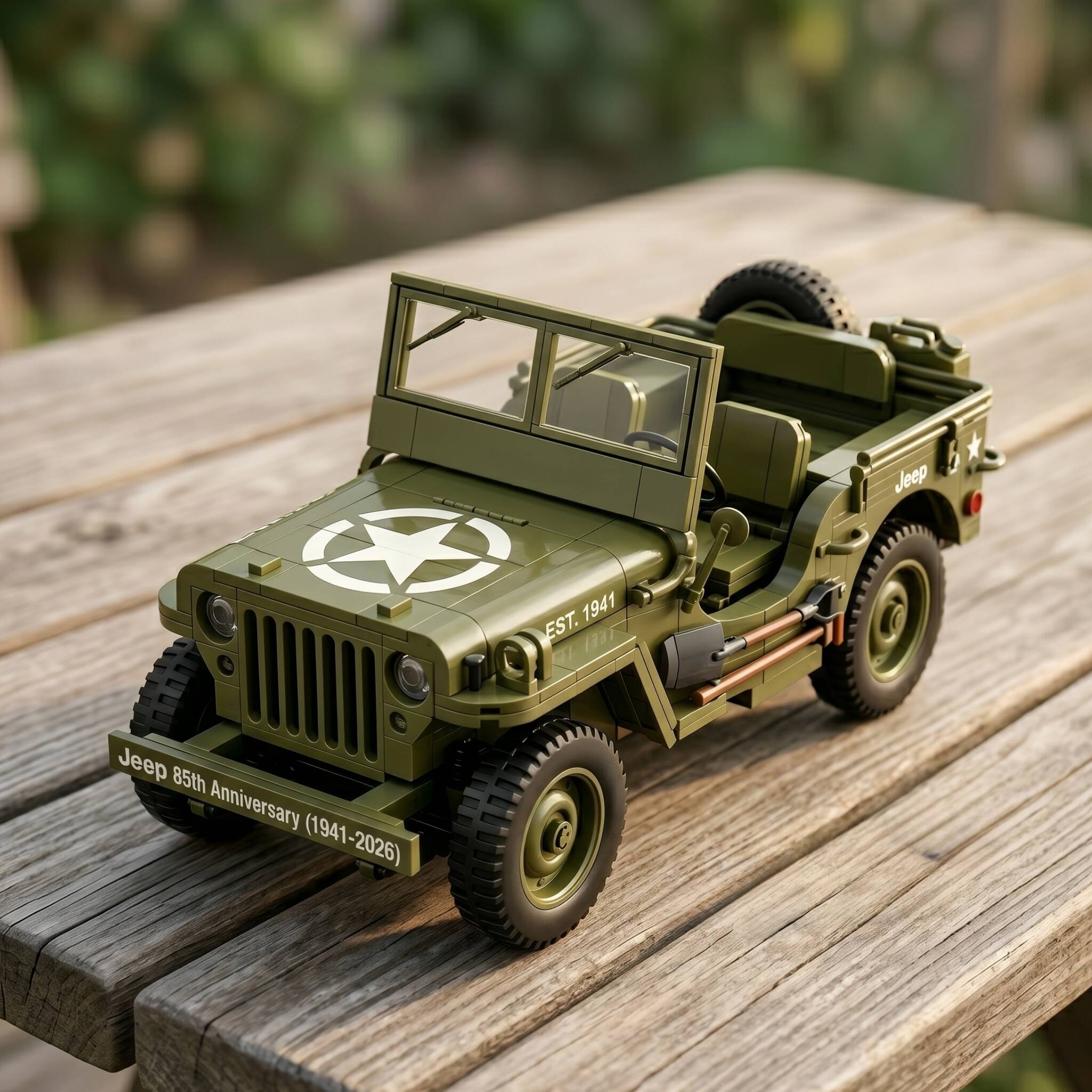 🎁Jeep 85th Anniversary: Build The Legend (1941 Pcs)！