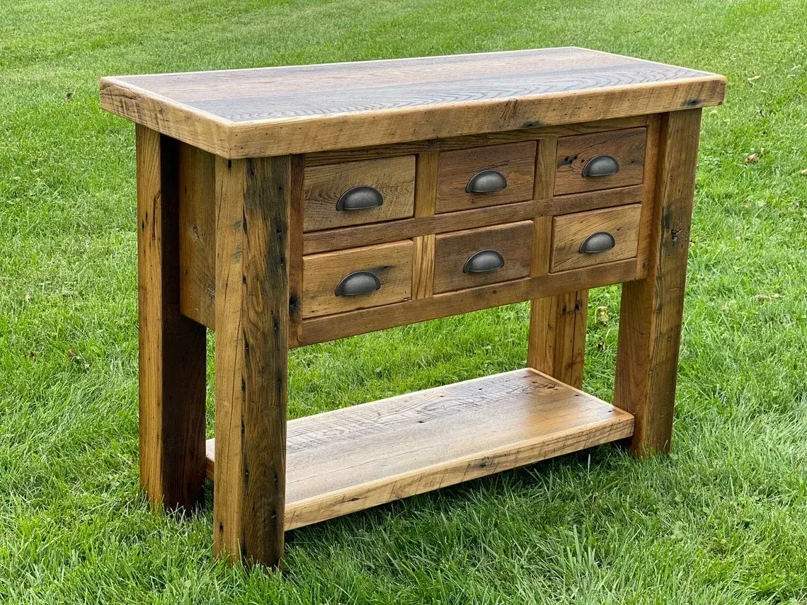Reclaimed Chestnut Sideboard Table