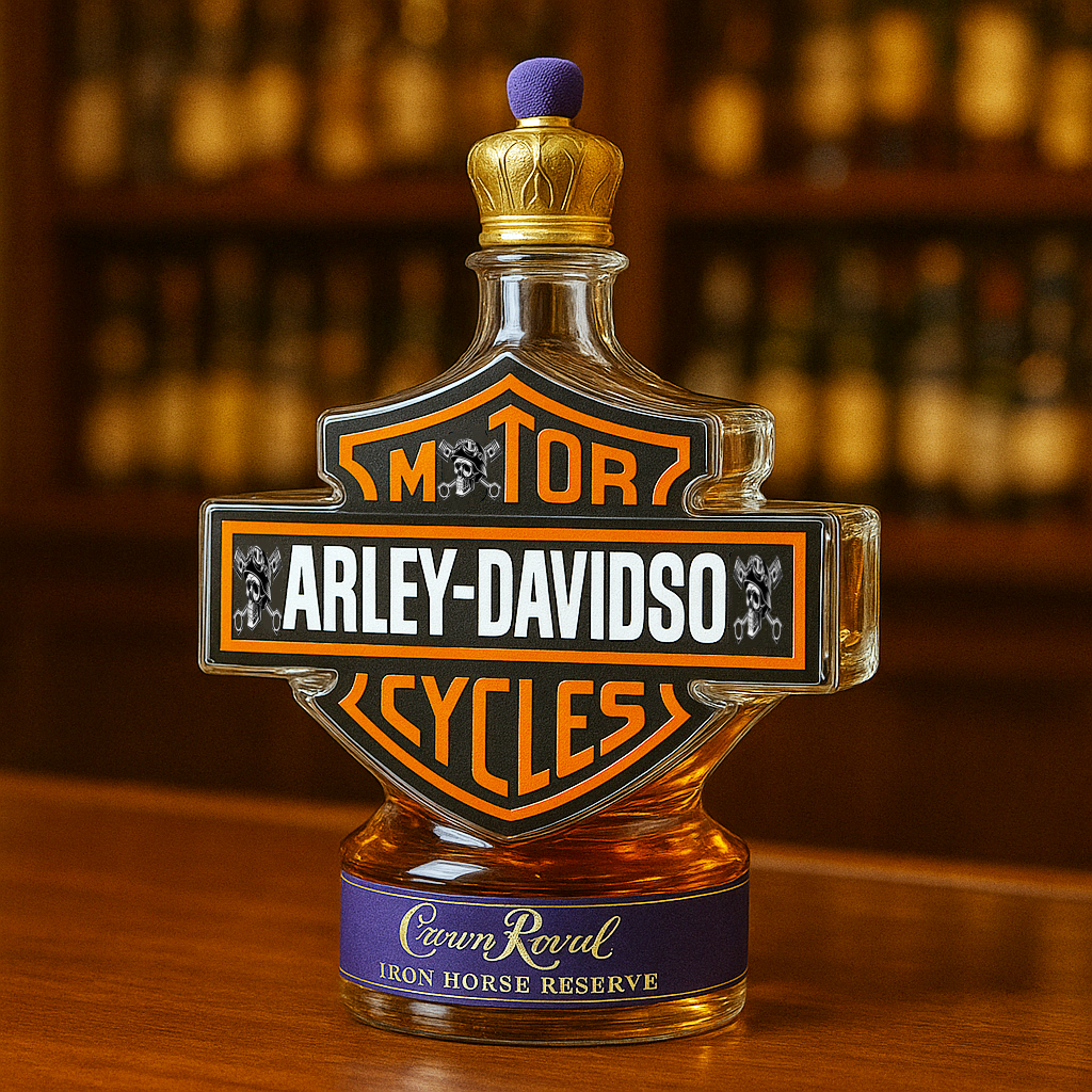 Harley Davidson Whiskey Bottle